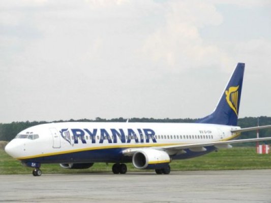 Panică într-un avion al companiei Ryanair